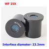 TYZK Microscope Kit 5X 10X 15X 20X 25X Wide Angle Eyepiece Microscope 23.2mm Mounting Size Microscope Lens Adapters (Color : WF25X8) view 2