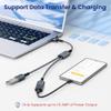 Itramax USB Splitter 3.3FT,USB-A 1 in 2 Out Y Cable Dual Port Extender Adapter,USBA Male to Female Extension Hub,Data Power Charger Splitter Converter for TV,PC,Laptop,MacBook,Keyboard,PS4,PS5,Mouse view 2