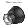 Andoer 7 reflector bowens Beauty Dish mount Standard Reflector Diffuser Lamp Shade Dish with for Bowens Mount Studio Strobe Flash Light view 3