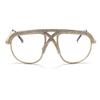 bullabulling Square Diamond Rhinestone Blue Light Blocking Glasses Metal reading glasses Crystal Eyeglasses (white, 1.0) view 2