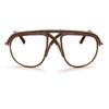 bullabulling Square Diamond Rhinestone Blue Light Blocking Glasses Metal reading glasses Crystal Eyeglasses (brown, 2.75) view 2