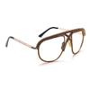 bullabulling Square Diamond Rhinestone Blue Light Blocking Glasses Metal reading glasses Crystal Eyeglasses (brown, 2.75) view 4