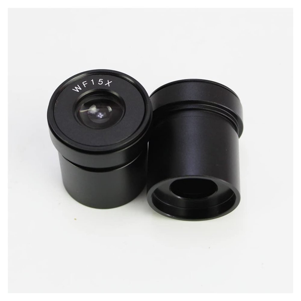 ZTBH Microscope Accessories Kit 2pcs/Set Stereo Microscope Eyepieces WF5X WF10X WF15X WF20X Accessories Microscope Slides (Color : WF15X)