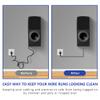 One Cord Cover Wall 153in(9X L17in) - Mini Wire Hider, Wire Cover for Hiding Speaker Wire, Baby Monitor Cord - Paintable Wire Channel for Cable Concealer, W0.5in H0.3in, CMR05 Grey view 4