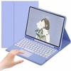 AnMengXinLing Galaxy Tab A7 Keyboard Case-Touchpad Detachable Keyboard with S Pen Holder Cover for Tab A7 10.4 Inch Tablet 2020 SM-T500/T505/T507, Purple view 1