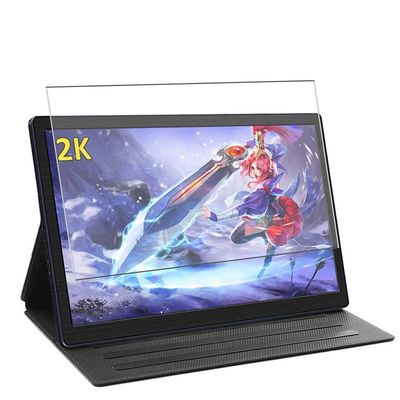 Puccy Anti Blue Light Tempered Glass Screen Protector Film, compatible with EleDuino 13.3" Display Monitor Active Area Cover Only Protective Protectors Guard