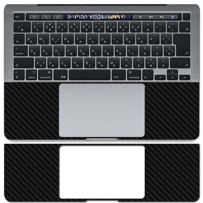 Puccy 2 Pack Keyboard TouchPad Film Protector, compatible with Asus Zenbook UX430UQ 14" Black Carbon TPU Trackpad Guard Cover Skin (Not Tempered Glass Screen Protectors) new version