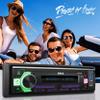 PyleUsa 300-Watt Stereo Receiver Power Amplifier - AM/FM/MP3/USB/AUX Stereo Receiver, Single DIN, Bluetooth Compatible, 25 Band EQ, Balance, Fader LCD Display with Remote Control (Black) - PLML51DB view 2