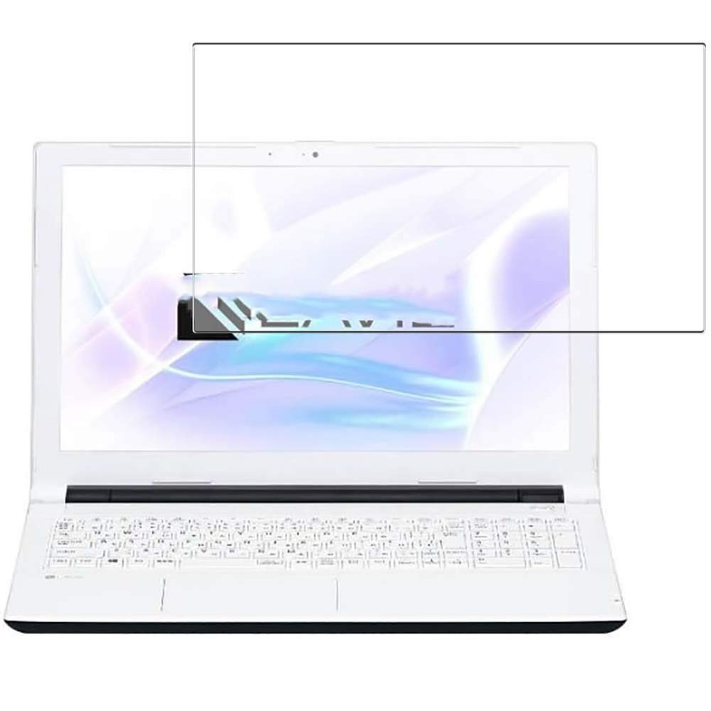 Puccy Tempered Glass Screen Protector Film, compatible with NEC LAVIE Note Standard NS100 / C1W-P2 15.6" PC-NS100C1W Active Area Cover Only Protective Protectors Guard new version