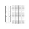 Ultra Wine Racks Floor-to-Ceiling Mount Display (2 Side, Double Deep, Black, Holds 84 Wine Bottles) - Modern Metal Wine Storage for Wine Cellars, Home Bars, Kitchens, & Dining Rooms view 4