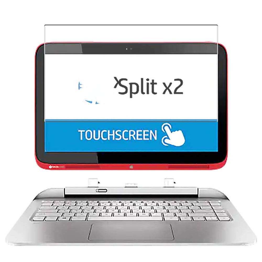 Puccy Tempered Glass Screen Protector Film, compatible with HP Pavilion x2 13-r100 / r100dx 13.3" Active Area Cover Only Protective Protectors Guard new version