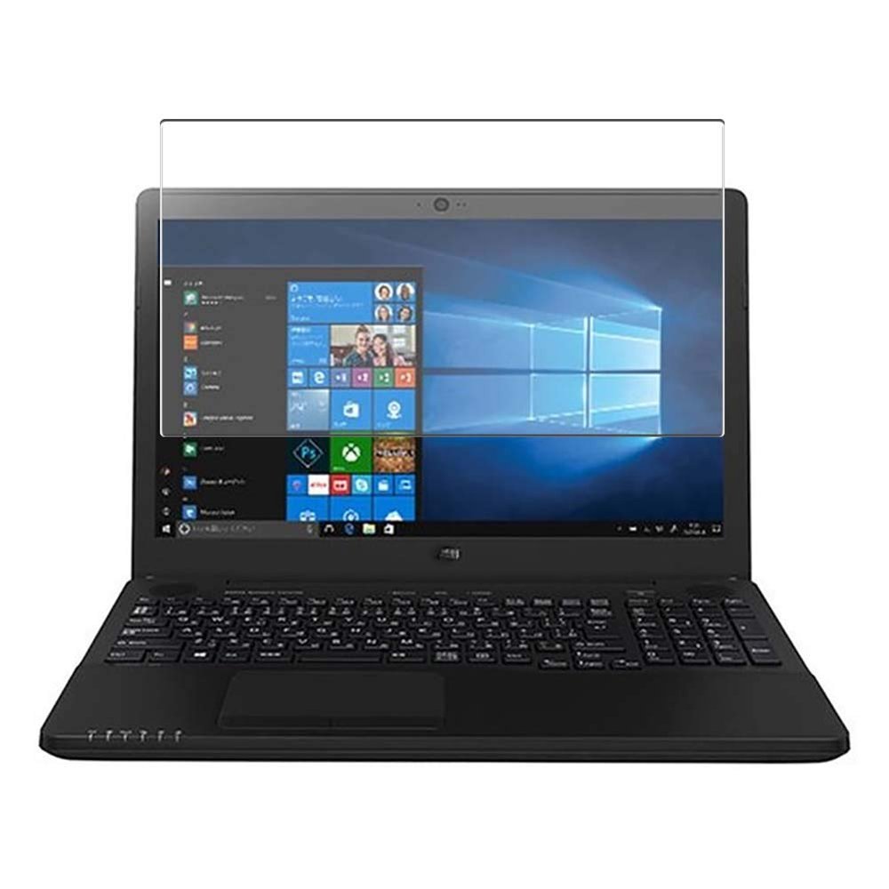 Puccy Anti Blue Light Tempered Glass Screen Protector Film, compatible with FUJITSU FMV LIFEBOOK AH43 / D1 FMVA43D1BP 15.6" Active Area Cover Only Protective Protectors Guard
