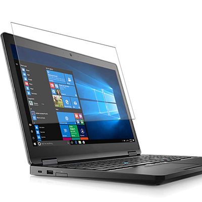 Puccy Anti Blue Light Tempered Glass Screen Protector Film, compatible with Dell Latitude 15 5000 (5591) 15.6" Active Area Cover Only Protective Protectors Guard