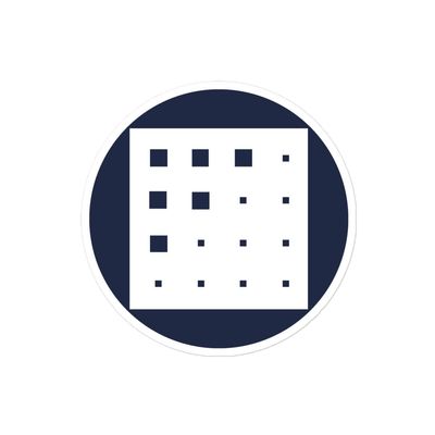 Hogue WS LLC Fetch AI Crypto Sticker for Laptop & Water Bottles