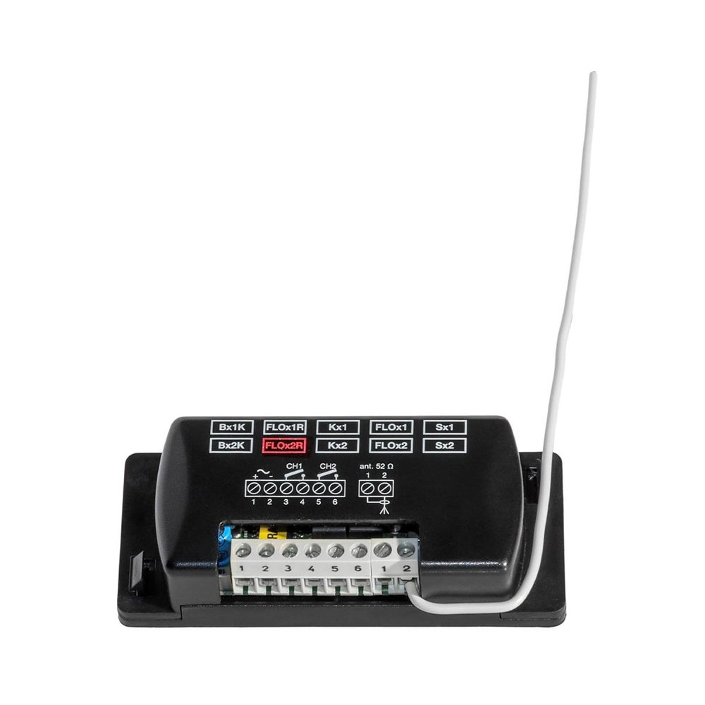 NiceOne RX Apollo FLOX2R Universal Receiver Digital 2-Channel Wireless 433.92 MHz Black