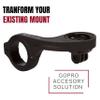 KOM Cycling Aero Garmin Bike Mount from GoPro Adapter for Garmin Bike Mounts and Wahoo Elemnt Mounts Bundle view 2
