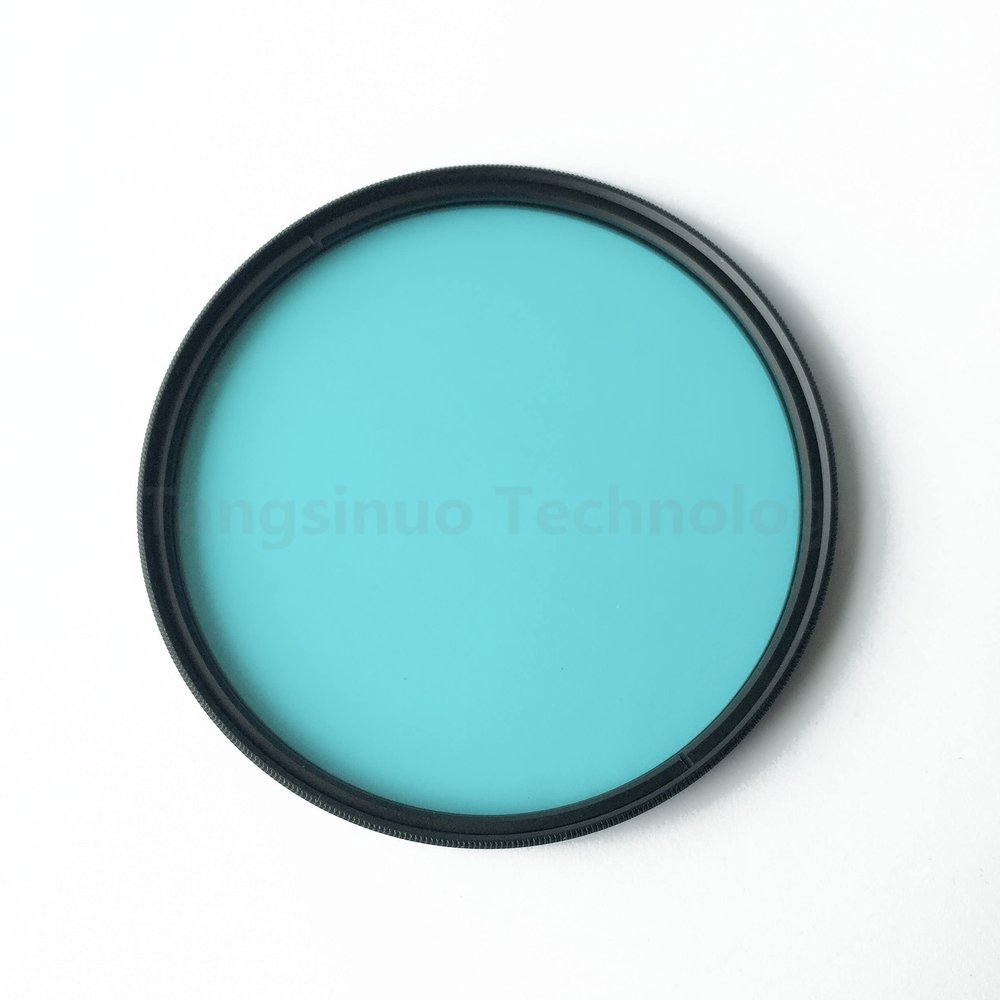 jsygorge AR Coated M58 Camera IR Cut Filter QB21 BG38 Blue Optical Glass