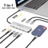 EZQuest USB C Hub Docking Station 7 in 1 with 3 Gen 2 10Gbs Ports, 3 USB A 3.0 Ports, 1 USB C Power Delivery 3.0 with 5Gbs Data, Compatible with MacBook/Dell/HP/Lenovo Laptops view 2