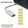 EZQuest USB C Hub Docking Station 7 in 1 with 3 Gen 2 10Gbs Ports, 3 USB A 3.0 Ports, 1 USB C Power Delivery 3.0 with 5Gbs Data, Compatible with MacBook/Dell/HP/Lenovo Laptops view 3