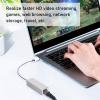 USB C to Ethernet Adapter, Suitable for Faster HD Video Streaming, Games, Web Browsing, Network Storage(1000MB) view 2
