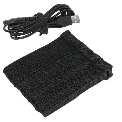 100 Pieces Cable Tape, Reusable Cable Ties,Cable Ties, Wire Cable Organizer Ties for Cable Fastening Fastening Clevises Self Adhesive