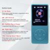 MP3 Player 32GB with Speaker Earphone Portable Mini Light Blue Music Player Support Voice Recorder E-Book 1.8 inch HD Screen Support up to 128GB view 2