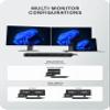 ALOGIC USB-C Dual Display 1080p FHD Dock; 85W Power Delivery; 2X USB-A; 2X USB-C; 2X HDMI Ports; Ethernet; Audio Jack; SD & Micro-SD Card Reader; 10-in-1 MX2 lite HDMI Edition. view 4