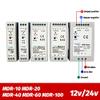 Industrial mini AC/DC Din Rail Power Supply Switch MDR-10W 20W 40W 60W 100W Single Output Switching 12V 24V Source (Input Voltage : 110/220V15%, Output Voltage : 12V) view 2