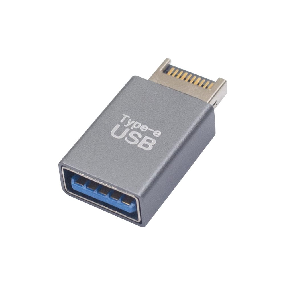 Duttek USB 3.1 Motherboard Adapter Converter 1 Pack, 10Gbps High Speed 3.1 USB Type-E Male to USB3.0 Female Motherboard Internal Adapter for Computer.