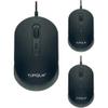 YUMQUA Computer Mouse Wired Bulk, Silent Optical USB Corded Mouse Mice Bulk for Laptop PC Chromebook, Black view 1