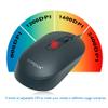 YUMQUA Computer Mouse Wired Bulk, Silent Optical USB Corded Mouse Mice Bulk for Laptop PC Chromebook, Black view 3