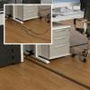 D-Line 6ft Floor Cord Cover, Cable Protector, Hide Extension Cords, Protect Cords, Prevent Cable Trips, Heavy Duty Cord Hider - Cable Cavity = 0.63" (W) x 0.31" (H) - Brown view 4