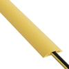 D-Line 6ft Floor Cord Cover, Floor Cable Protector, Extension Cord Cover, Protect Wires & Prevent Cable Trips, Cable Management Solution - Cord Cavity = 0.63" (W) x 0.31" (H) - Safety Yellow view 1