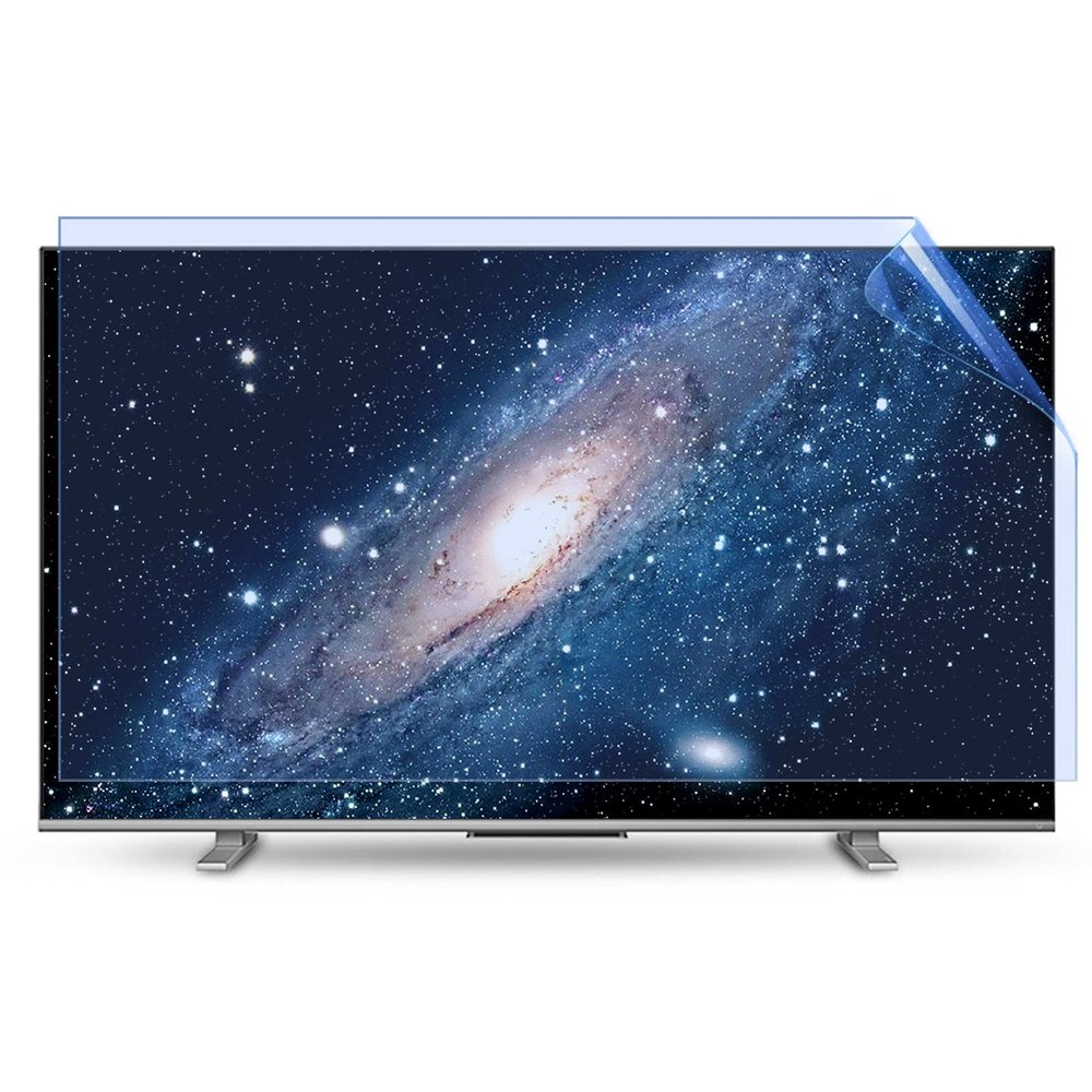 BU TV Screen Protectors 32"-75" Anti Blue Light TV Film - Anti- UV Screen Protector Filter Blocking Blue Light from 380 to 495Nm,70" 1563 * 908