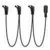 GELRHONR Daisy Chain Guitar Effect Pedal Power Supply Cable, Right Angle DC 5.5x2.1mm, 90 Degree DC 5521 Female to 3 Male for CCTV Security Camera, DVR, LED Strip Light Etc view 1
