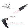 GELRHONR Daisy Chain Guitar Effect Pedal Power Supply Cable, Right Angle DC 5.5x2.1mm, 90 Degree DC 5521 Female to 3 Male for CCTV Security Camera, DVR, LED Strip Light Etc view 2