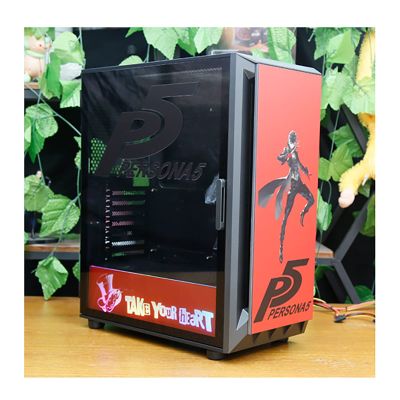 Gaming Case, Mid - Tower Pc Gaming Case ATX/M-ATX/ITX - Front I/o USB 3.0 Port - Tempered Glass Side Panel - Led Light Board - Tailored to You