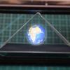 3D Holographic Display Pyramid Stands Projector, 3.5-6 Inch Mobile Smartphone Hologram, for Corporate Product Display, Cartoon Interaction, Entertainment(Cylindrical) view 3