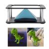 3D Holographic Display Pyramid Stands Projector, 3.5-6 Inch Mobile Smartphone Hologram, for Corporate Product Display, Cartoon Interaction, Entertainment(Cylindrical) view 4