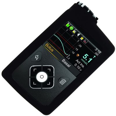 usastar-SNK Premium Soft Silicone case for Medtronic Minimed Insulin Pump 630G/ 640G/ 670G/770G/780G (All Model) (Black)