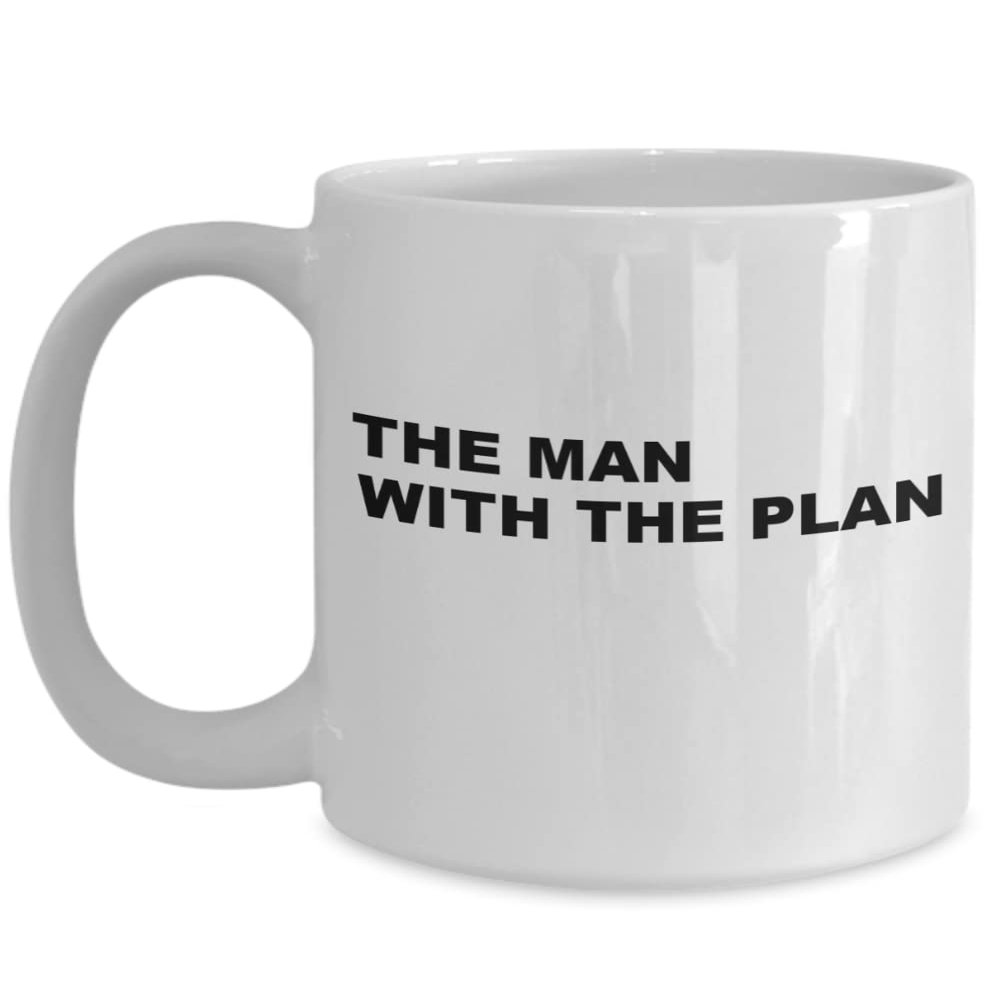 Present For Man With The Plan - Surprise For Friends Family Coworkers - Confidence Builder For Man Of Action