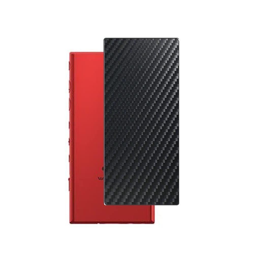 Puccy 2 Pack Back Screen Protector Film, compatible with SONY WALKMAN NW-A100 Black Carbon TPU Guard Cover Not Tempered Glass/Not Front Screen Protectors