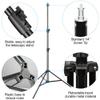 Heavy Duty Aluminum Alloy Photography Video Tripod Light Stands, Tripod Stands for Softboxes, Umbrellas, Reflectors, Lights - Pack of 2, 9.19 Feet/2.8M view 2