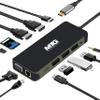 MTG Bundle Docking Station 10 in 1, 4K Tv/Monitor HDMI, DP, USB 3.0, Power Adapter not Included, Windows Desktop Laptop Tablet PC and Mac with MTG Wireless Keyboard and Mouse view 2