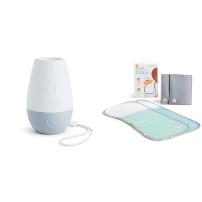 Munchkin Shhh Portable Sleep Soother Machine and TheraBurpee Colic and Fever Rescue Kit