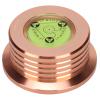 Record Stabilizer,Record Weight Stablizer Aluminum Turntable Disc Clamp with Bubble Leveling for Record Player 50Hz, Turntables Disc Stabilizer for Player CD Player Chassis(Rose view 1