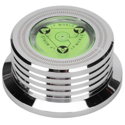 Record Weight Stabilizer, Aluminum Turntable Disc Clamp with Bubble Leveling for Record Player, Record Weight Stabilizer for CD Player Turntables 50Hz