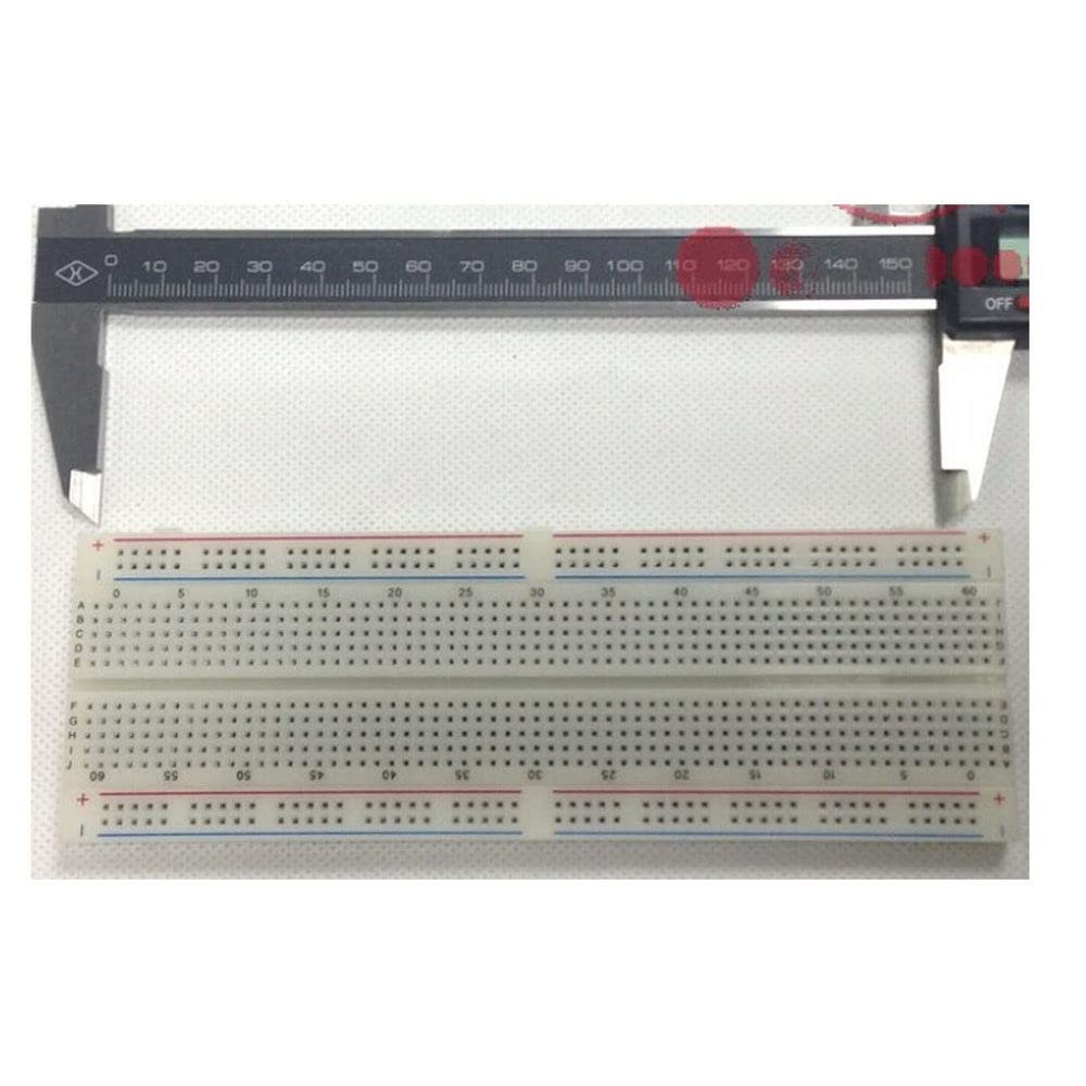 Breadboard 830 Point Solderless PCB Bread Board MB-102 MB102 with Color bar Test Develop DIY 16.5x5.5cm