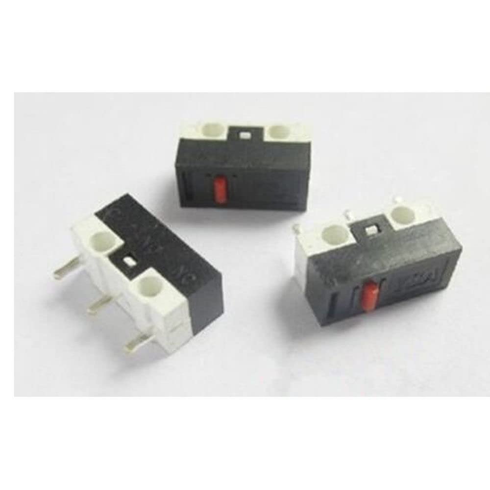 10PCS Tact Micro Mouse Switch Mini Tripod Rectangular Micro Switch