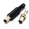 10PCS Black Plastic Cover 2.1x5.5mm Male DC Power Plug Jack Connector Adapter view 1